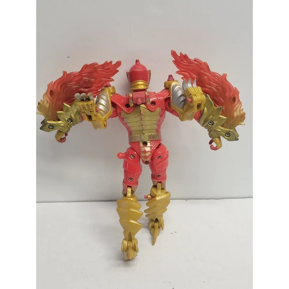 Bandai 2005 Power Rangers Mystic Force‎ Red Dragon Fire Ranger Action Figure 7in